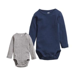 بادی بچه گانه آستین بلند برند H&M