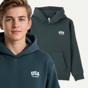 هودی پسرانه نوجوان جنس دورس لاینردار وارداتی کد164