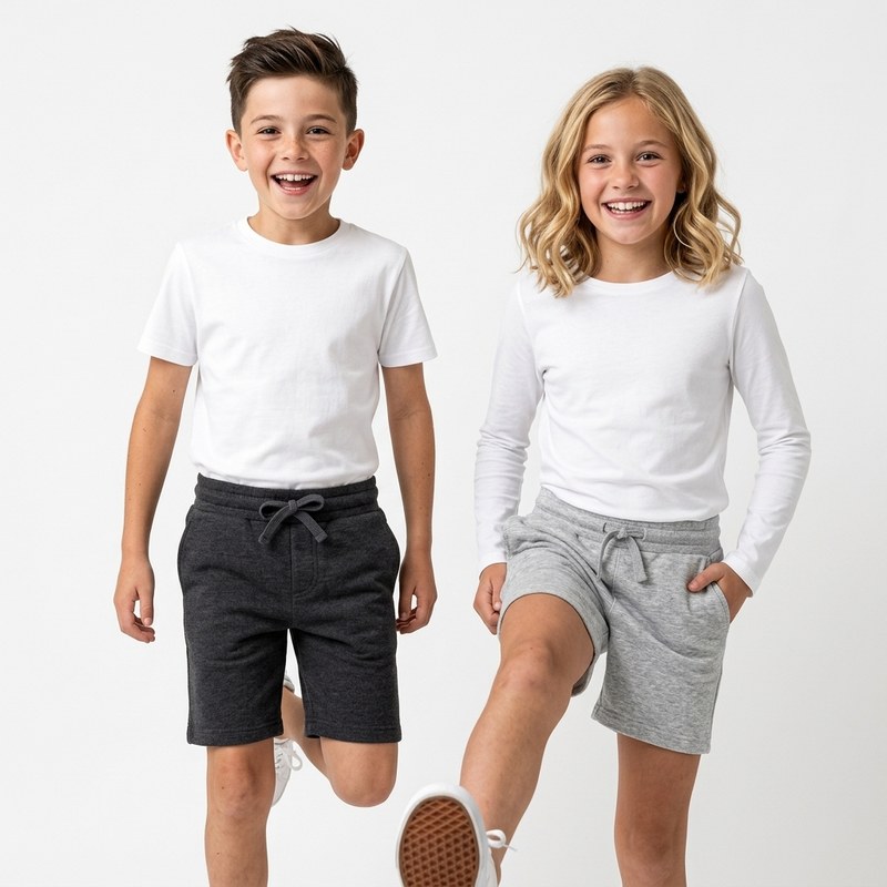 شلوارک پسرانه دخترانه جنس دورس برند H&M کد134