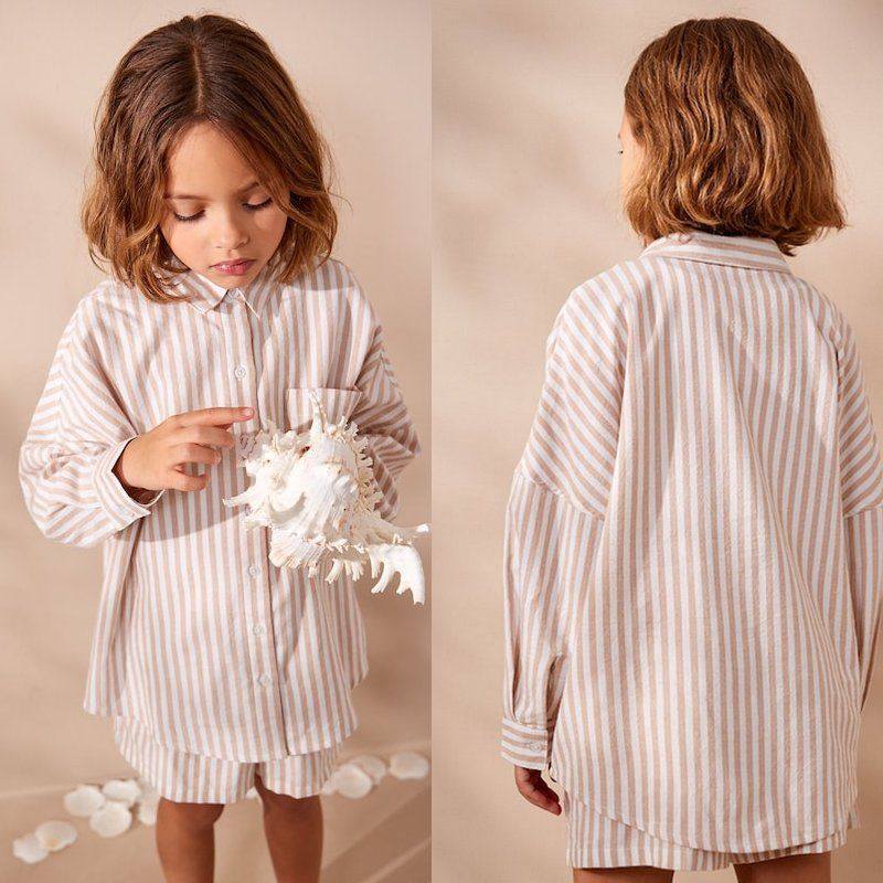 ست پیراهن و شلوارک پسرانه شیک برند نکست کد