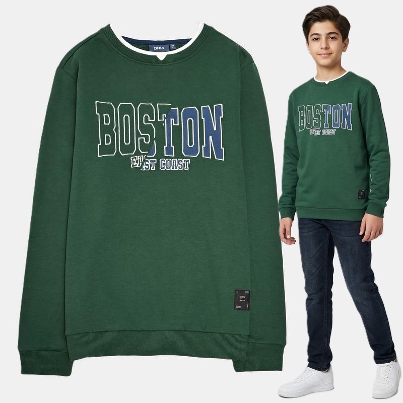 پلیور پسرانه اسپرت نوجوان طرح بستون کد644