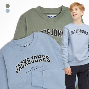 لباس پسرانه و دخترانه سایز 6 تا 10 سال | فروشگاه لباس کودک برندپوش پلیور پسرانه بچه گانه جک اند جونز کد646