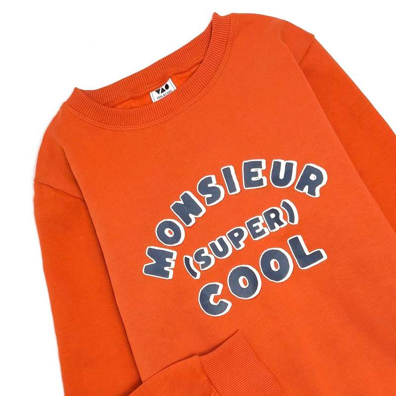 خرید پلیور بچگانه پسرانه توکرکی نارنجی برند فرانسوی TAPE A LOEIL