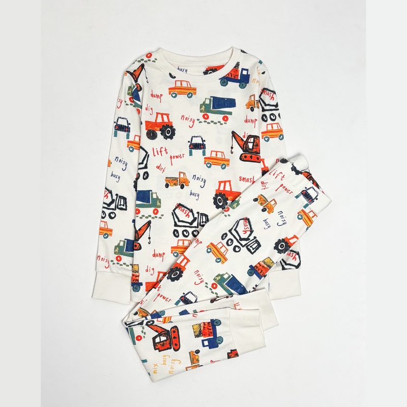 ست بلوز و شلوار راحتی بچگانه George طرح ماشین‌آلات