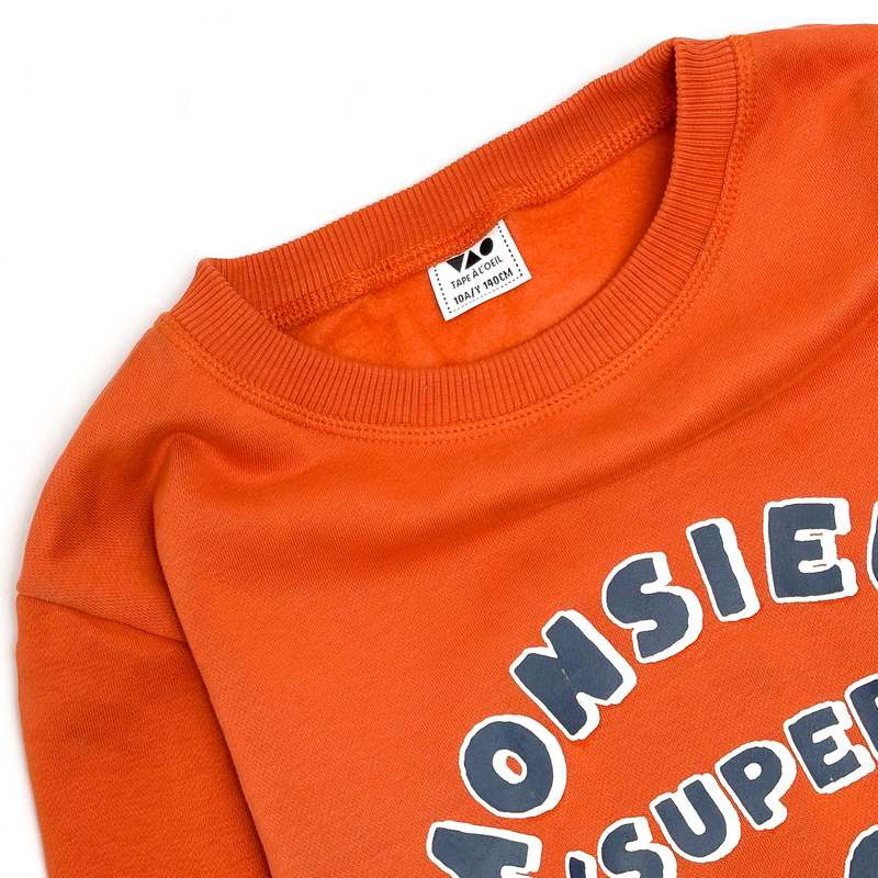 پلیور وارداتی پسرانه نارنجی