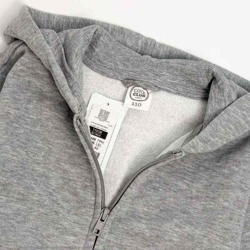 سویشرت بچه گانه پسرانه کول کلاب با رنگ طوسی و مناسب ست کردن