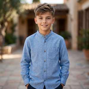 پیراهن یقه دیپلمات پسرانه برند H&M