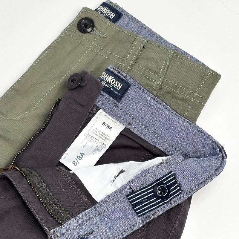 انواع شلوار کتان پسرانه وارداتی Oshkosh