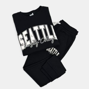 ست لباس راحتی پلیور شلوار بچگانه پاییزه کد835