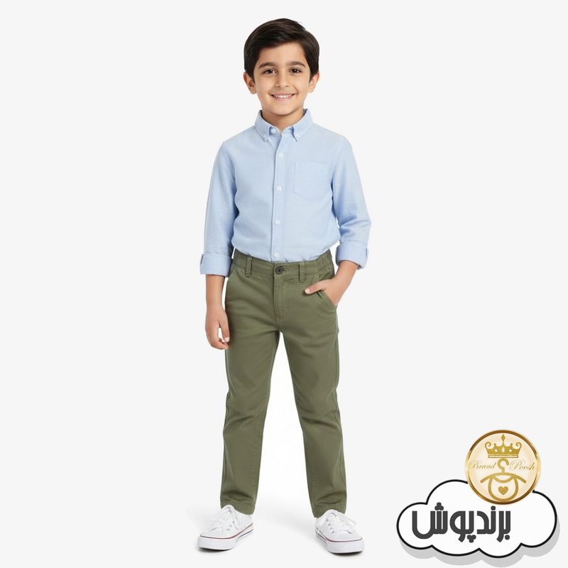 شلوار کتان بچه گانه پسرانه