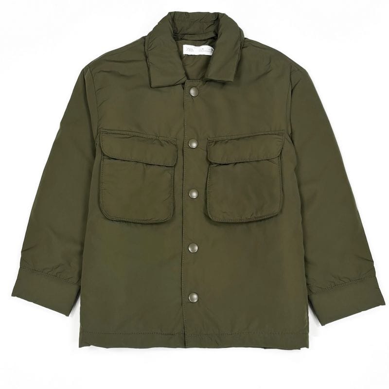 کت بچگانه بهاره برند زارا رنگ سبز