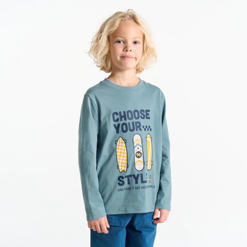 بلوز بچگانه پسرانه طرح اسکیت برند انکو