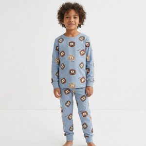 ست بلوز و شلوار راحتی پسرانه برند H&M برندپوش