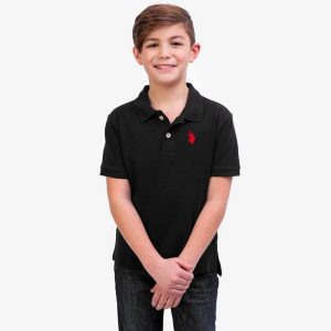پولوشرت مشکی پسرانه برند US POLO برندپوش