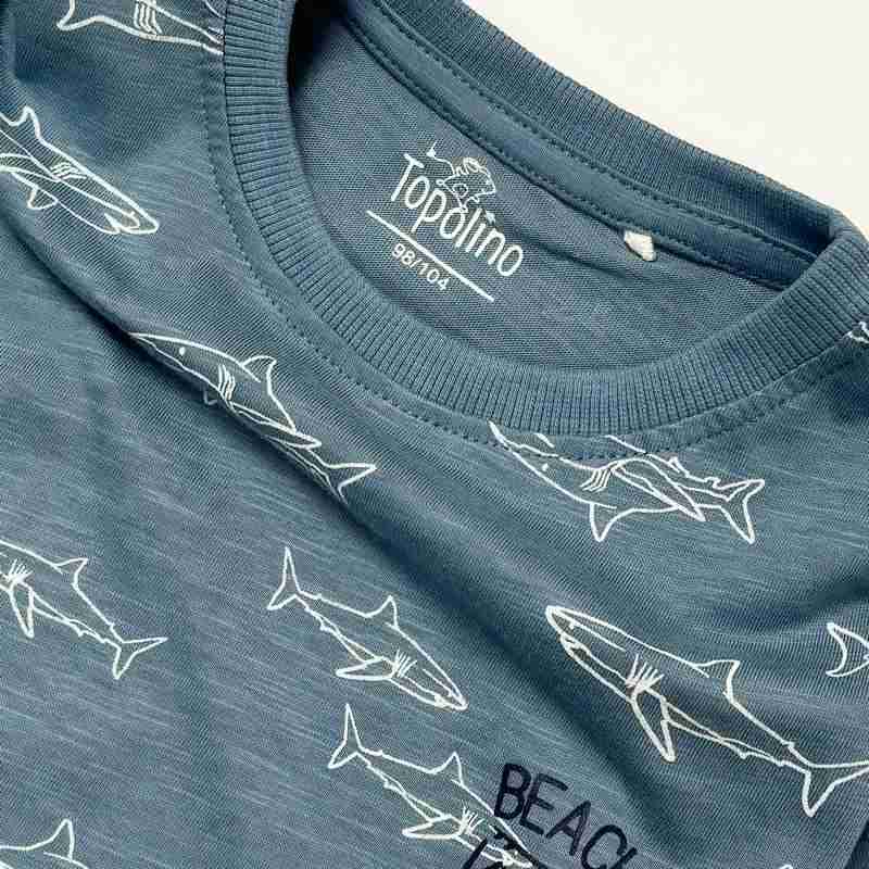 تیشرت بچه گانه شیک طرح شارک کد948