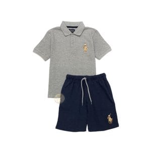 ست تیشرت و شلوارک بچگانه برند polo