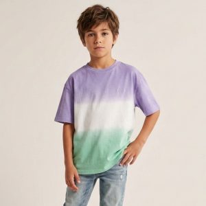 تیشرت پسرانه طرح آبرنگی برند H&M برندپوش