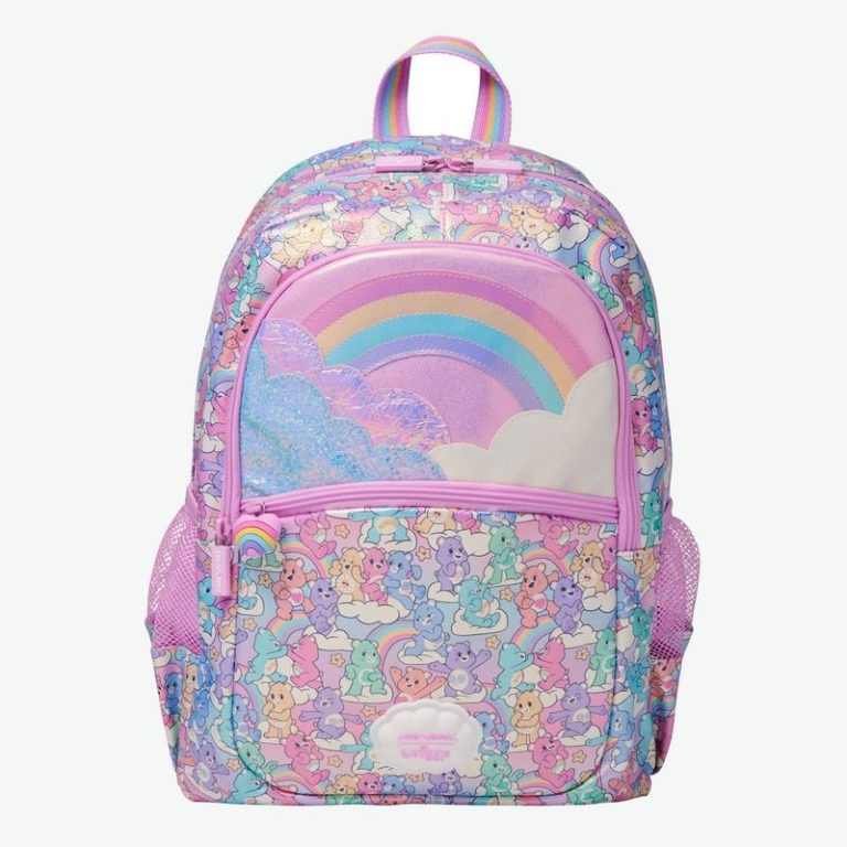 کوله پشتی دخترانه فانتزی برند Smiggle طرح خرس‌های مهربان