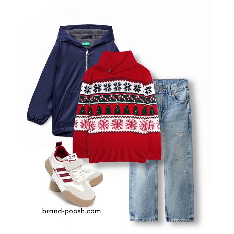 خرید لباس لاکچری بچگانه کریسمسی