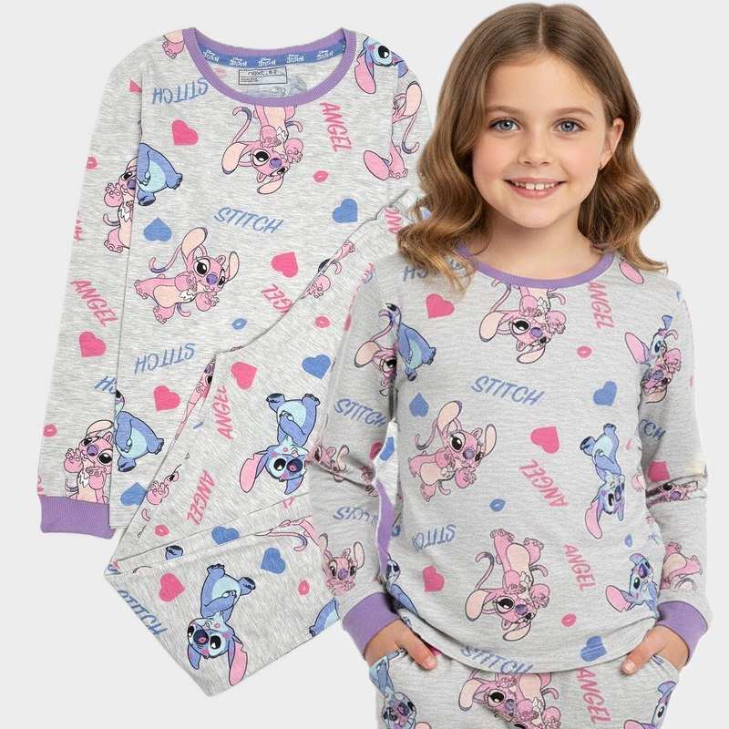 ست بلوز و شلوار راحتی دخترانه طرح استیج برند نکست کد008