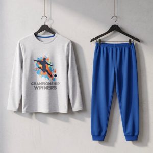 ست بلوز شلوار پسرانه راحتی نخ و پنبه برند Primark