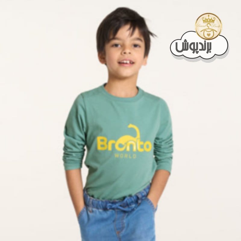 بلوز پسرانه طرح دایناسور کدb85