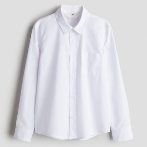 پیراهن سفید پسرانه مجلسی برند H&M در برندپوش