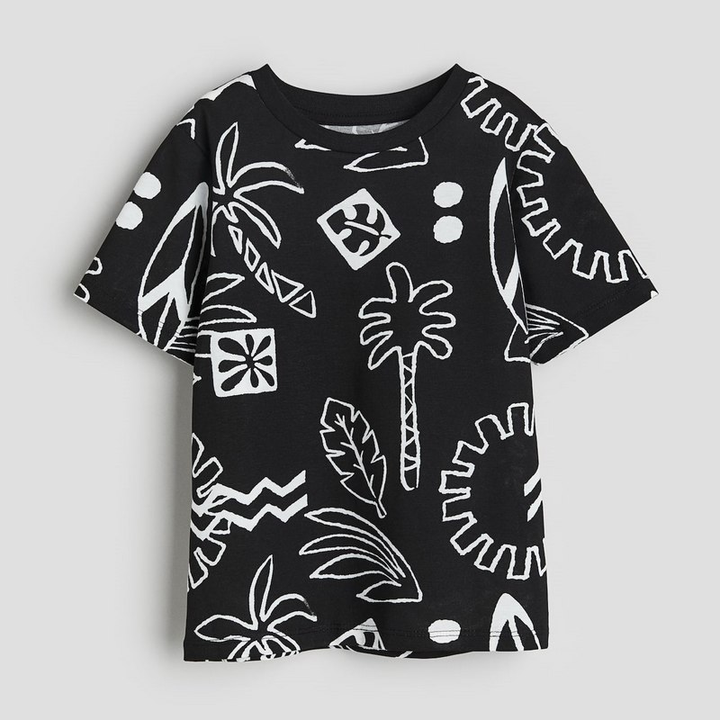 تیشرت بچگانه پسرانه طرح نخل برند H&M