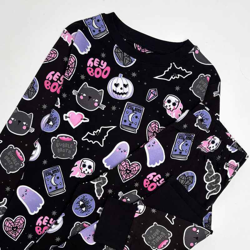 ست بلوز و شلوار راحتی دخترانه جرج طرح هالووین برند George