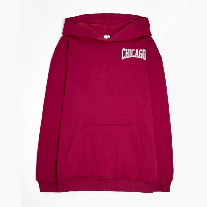 هودی دخترانه نوجوان دورس توکرکی زرشکی برند K-D