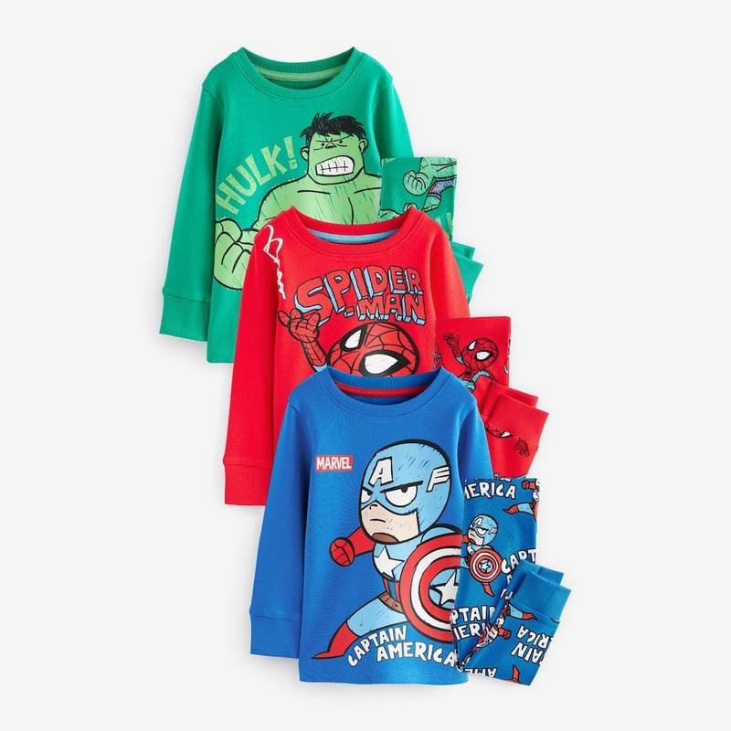 ست لباس راحتی پسرانه طرح کاپیتان آمریکایی برند نکست کد0355