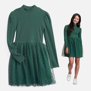 پیراهن دخترانه مجلسی برند گپ کد0182