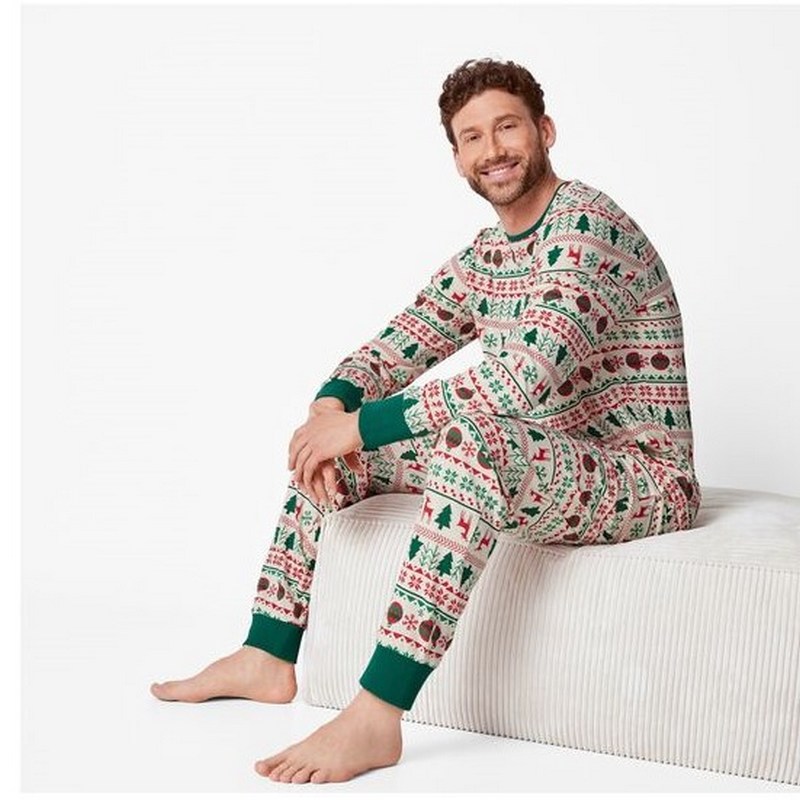 خرید لباس ست خانوادگی راحتی طرح کریسمس برند اسمارا Esmara