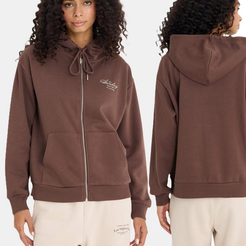 خرید و قیمت سویشرت دخترانه نوجوان قهوه ای برند خارجی دفکتو