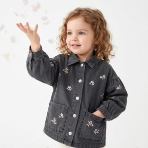 کت جین بچه گانه دخترانه برند H&M مزون کودک برندپوش