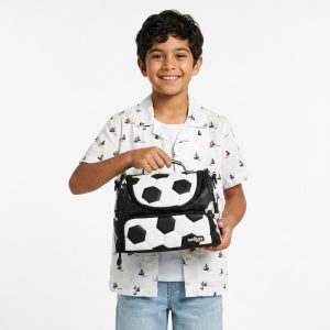 کیف غذا پسرانه اسمیگل طرح توپ فوتبال کد1020