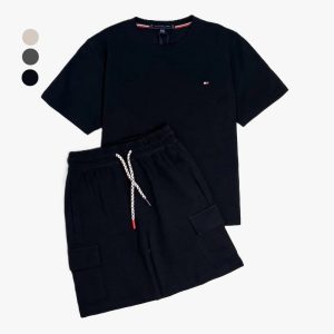 ست تیشرت و شلوارک پسرانه برند Tommy مزون کودک برندپوش