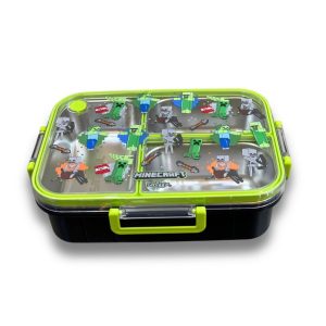 کیف غذا پسرانه Smiggle طرح ماینکرافت استیل ضدزنگ